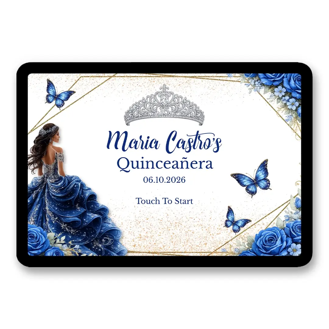 Blue Rose Quinceanera