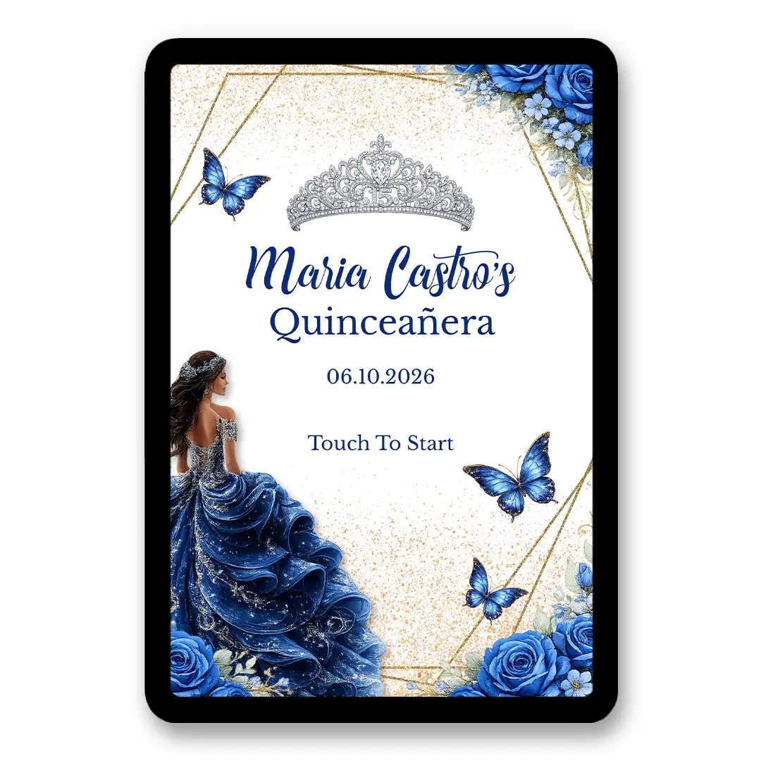 Blue Rose Quinceanera
