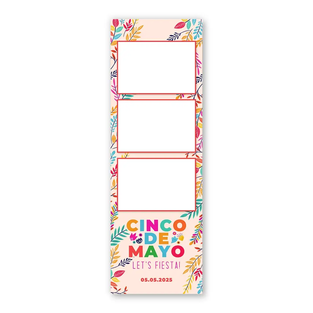 Cinco De Mayo photo booth template S3L layout