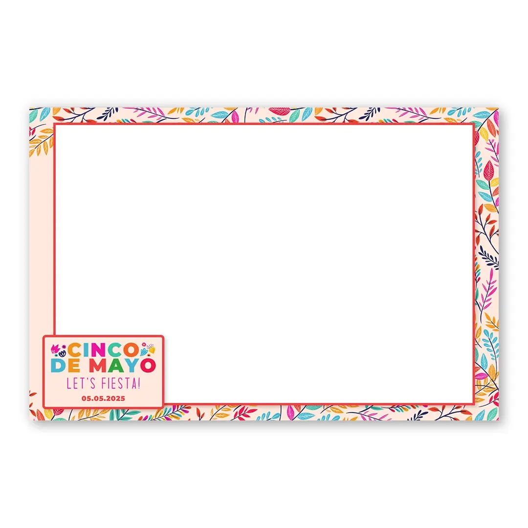 Cinco De Mayo photo booth template LF layout