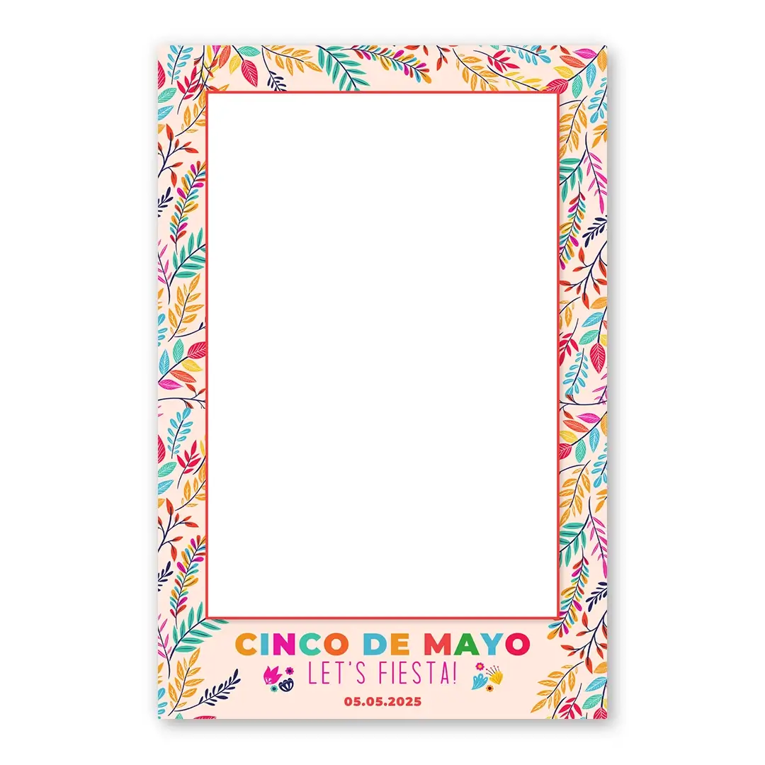 Cinco De Mayo photo booth template PF layout