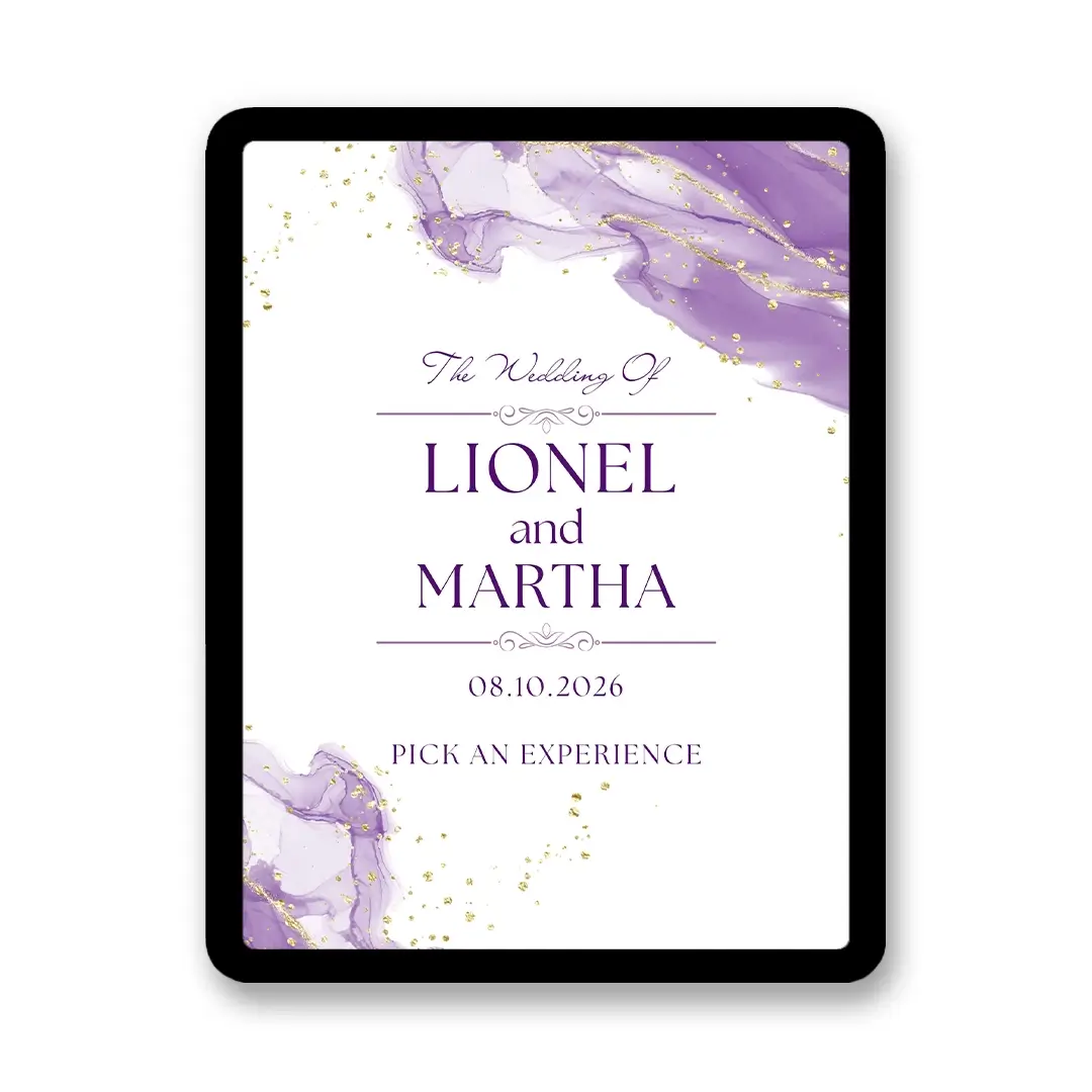 Purple Luxury Wedding