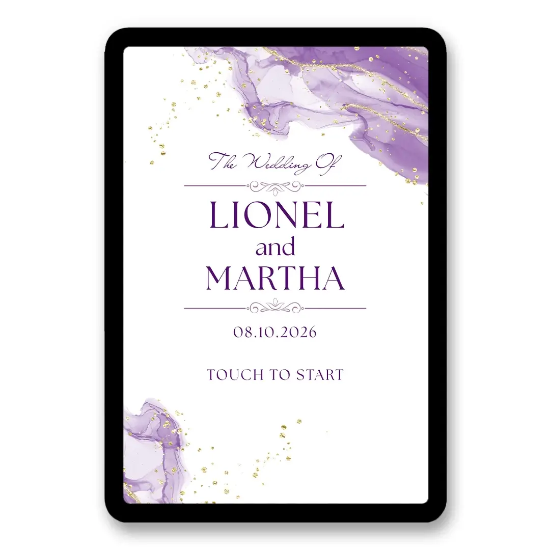 Purple Luxury Wedding