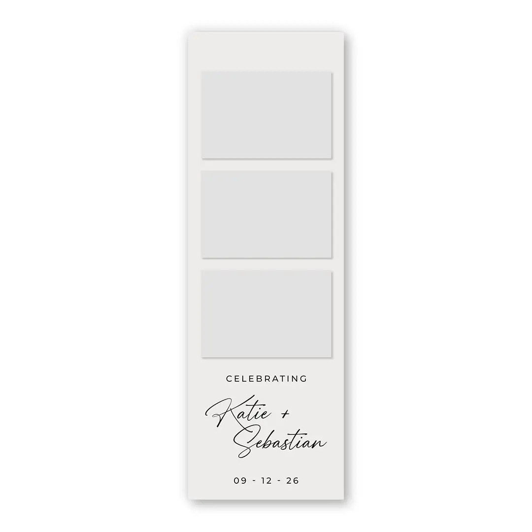 Spirited Wedding photo booth template S3L layout