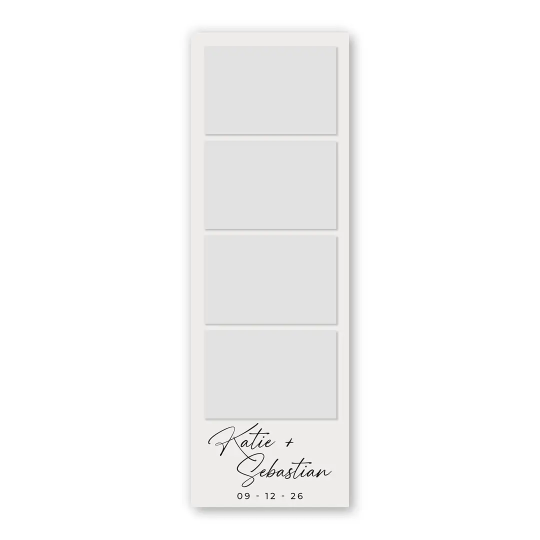 Spirited Wedding photo booth template S4L layout