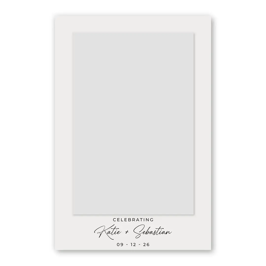Spirited Wedding photo booth template PF layout