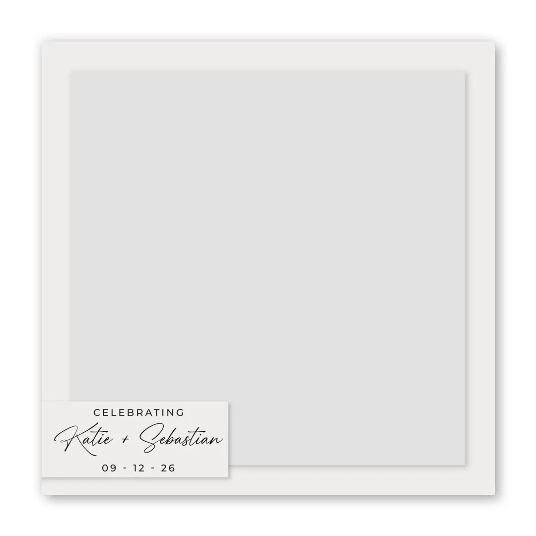 Spirited Wedding photo booth template SF layout