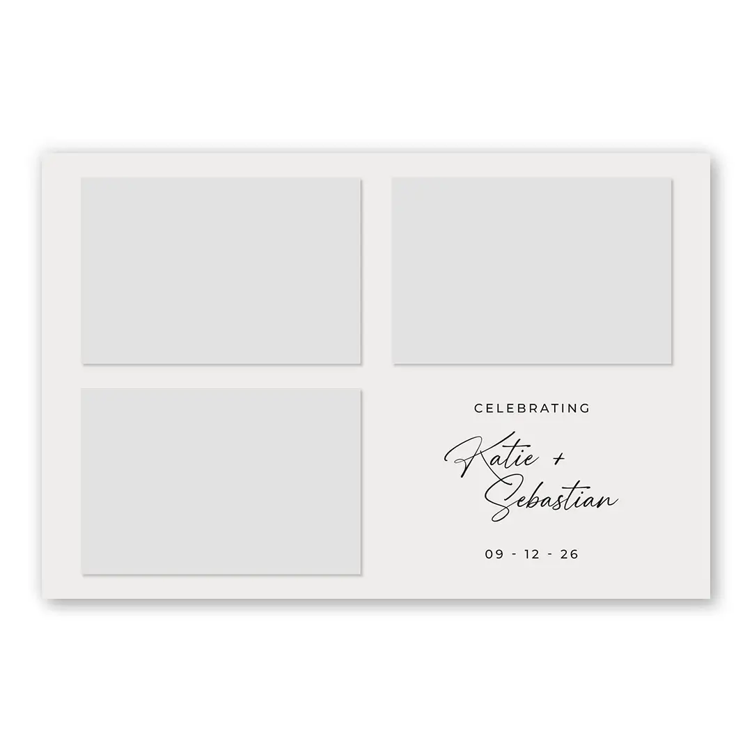 Spirited Wedding photo booth template L3L layout