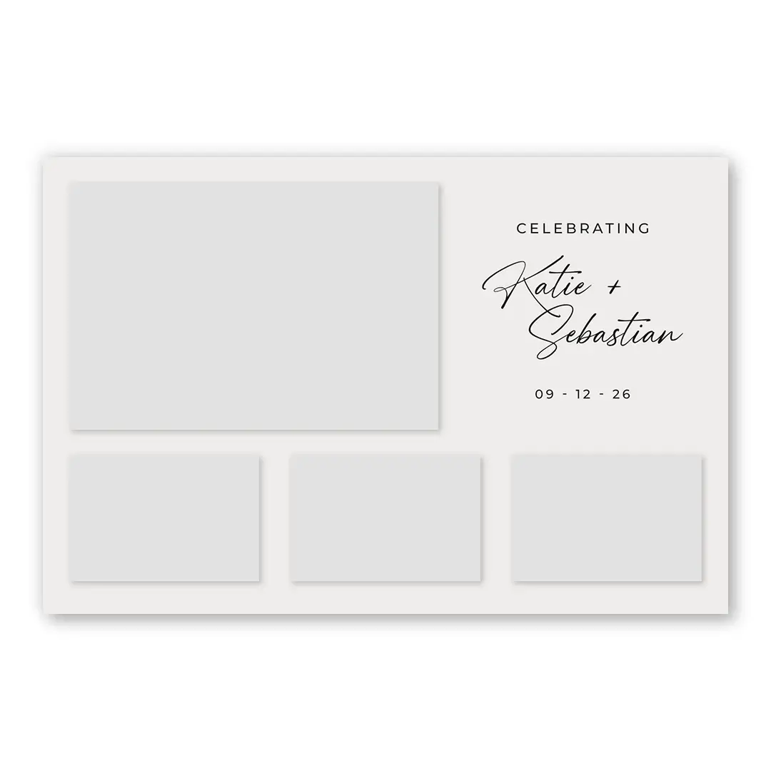 Spirited Wedding photo booth template L4L layout