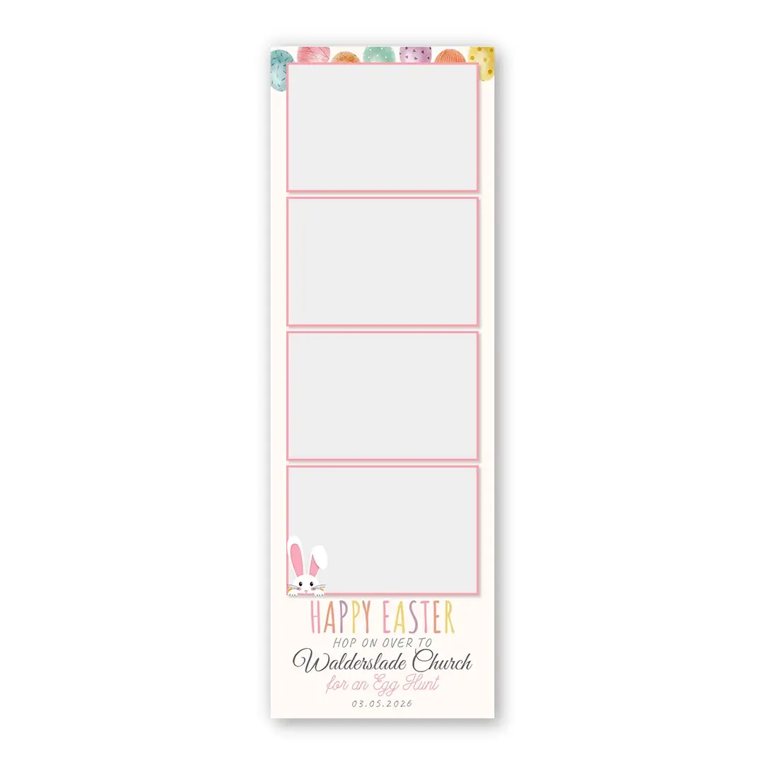 Easter Egg Hunt photo booth template S4L layout