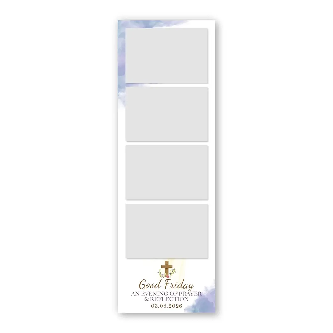 Good Friday photo booth template S4L layout