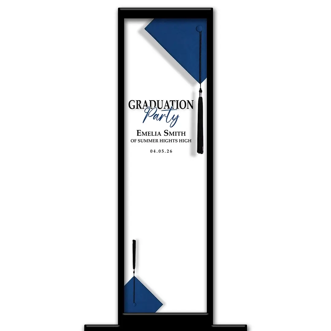 Graduation Party photo booth pillar start screen