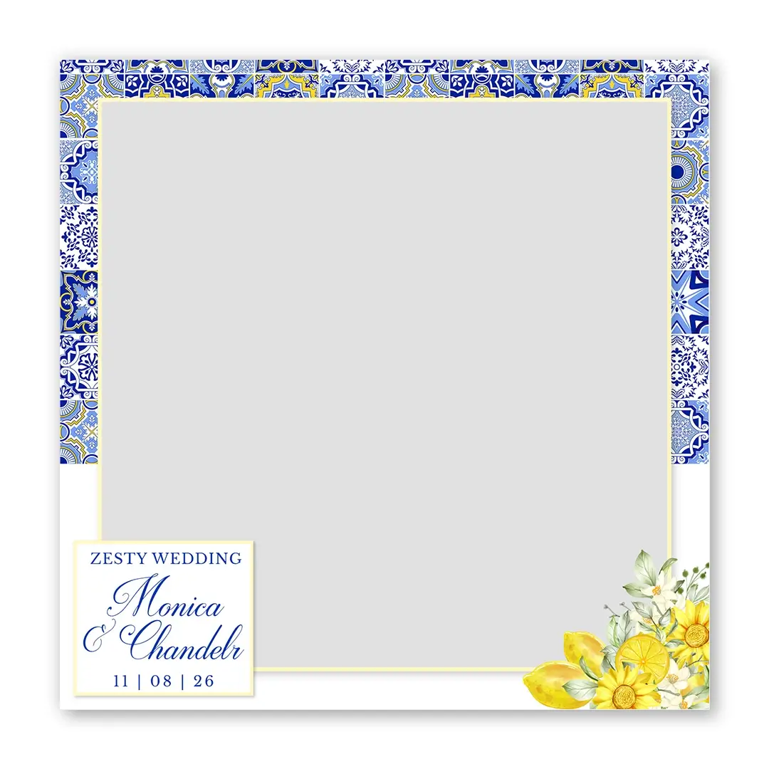 Zesty Wedding photo booth template SF layout