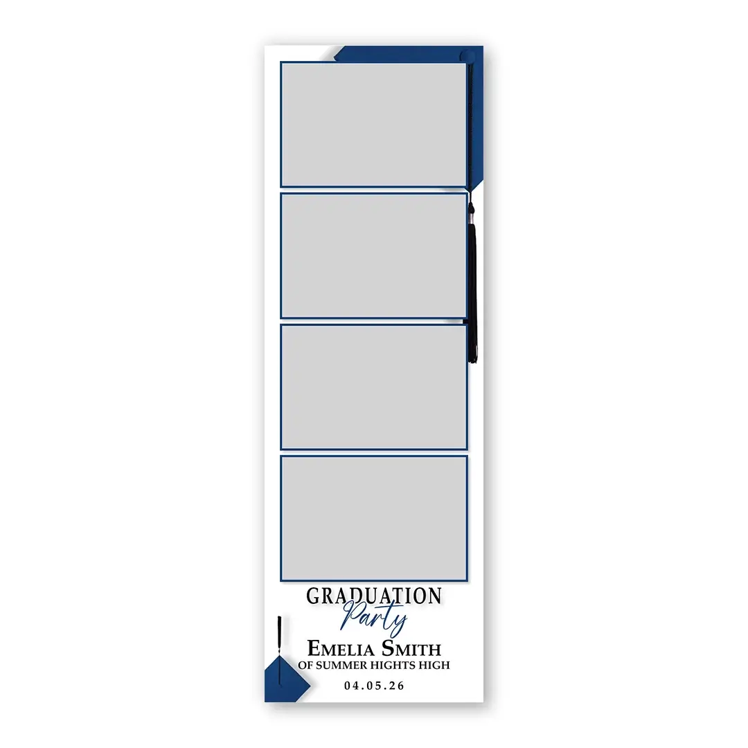 Graduation Party photo booth template S4L layout