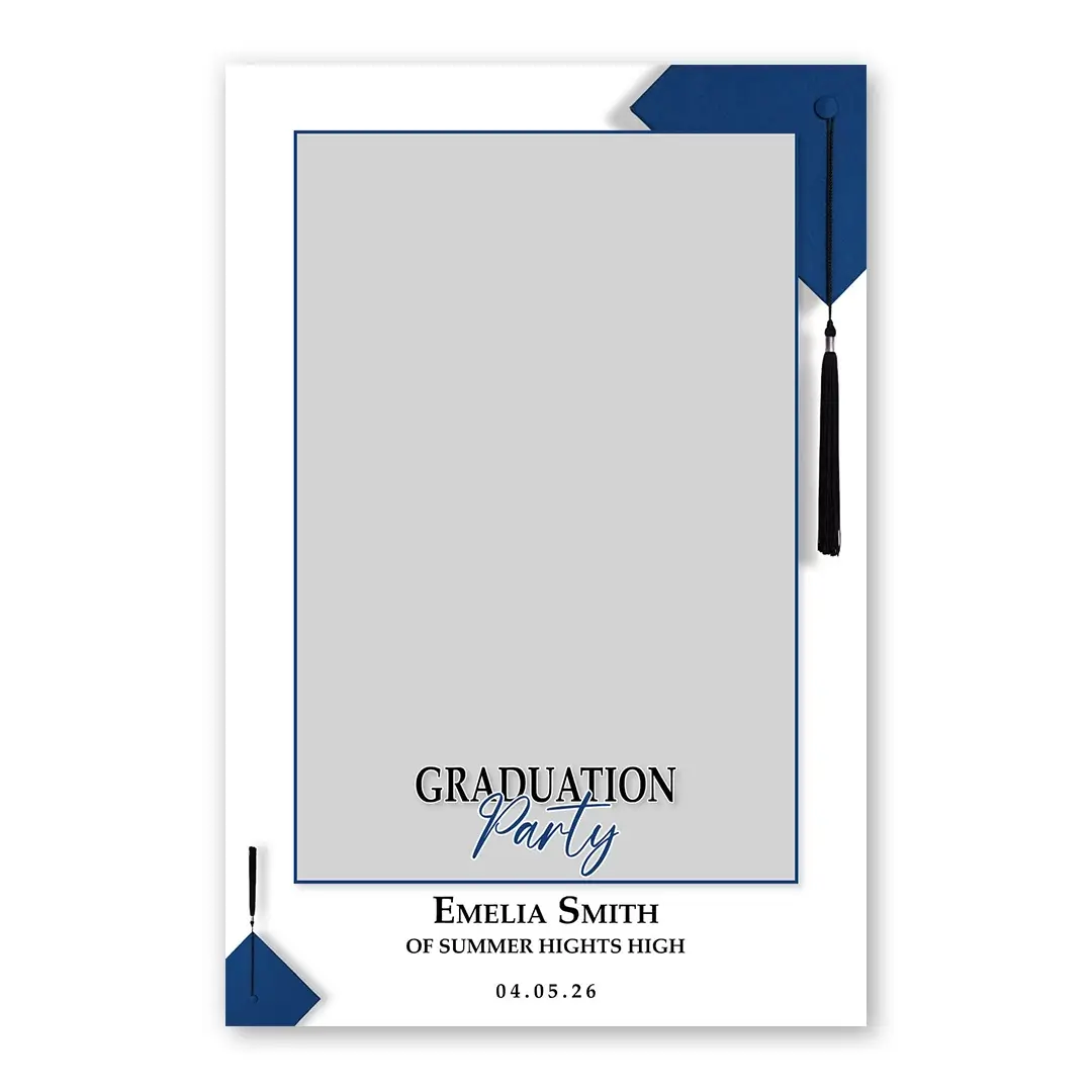 Graduation Party photo booth template PF layout