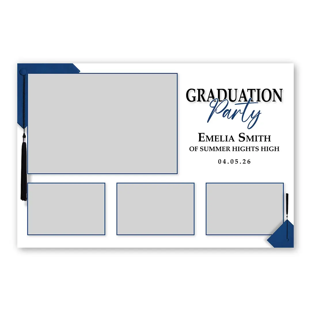 Graduation Party photo booth template L4L layout