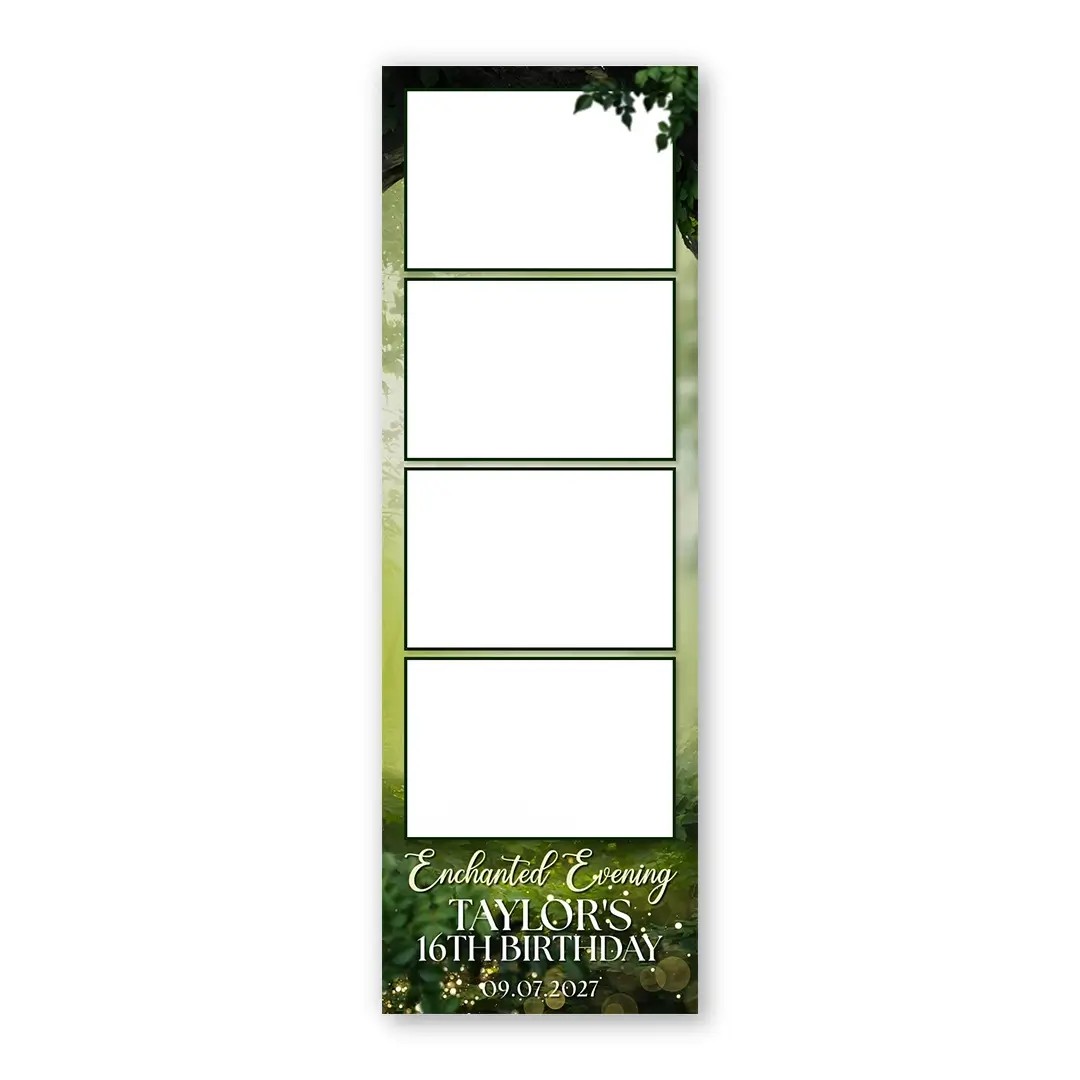 Enchanted Evening photo booth template S4L layout