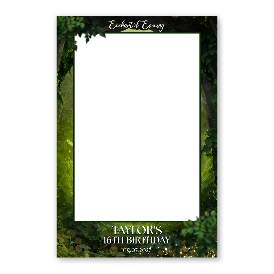 Enchanted Evening photo booth template PF layout