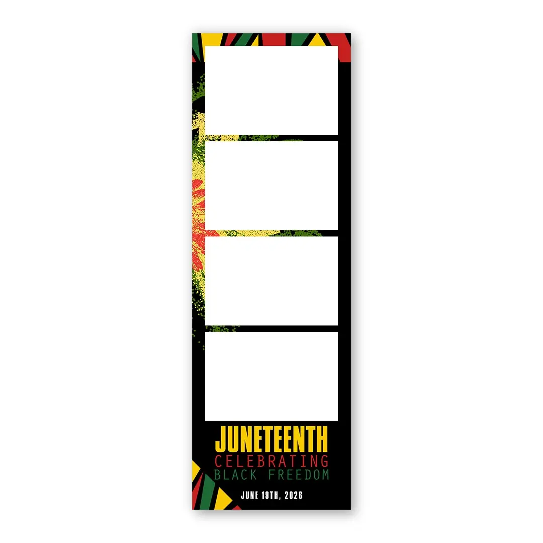 Juneteenth photo booth template S4L layout