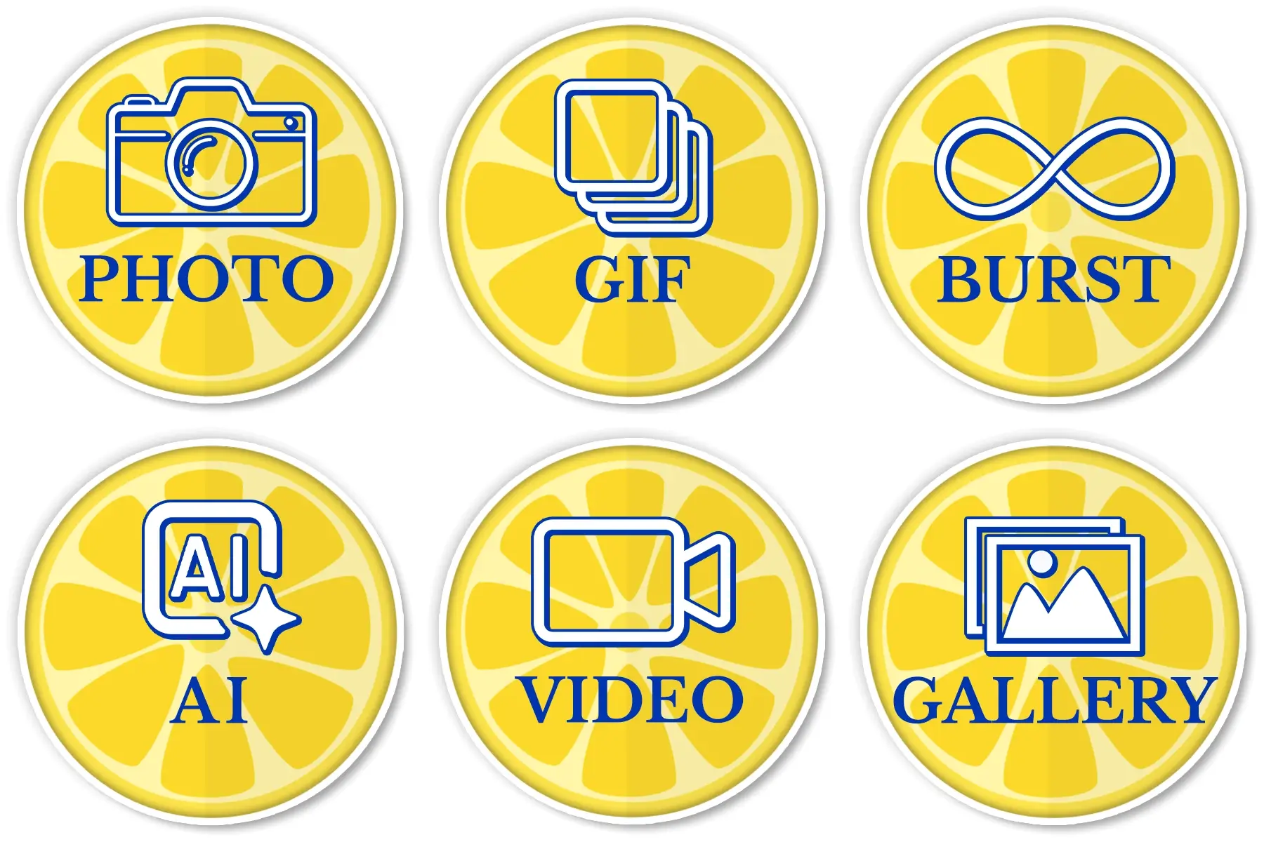 Zesty Wedding Buttons