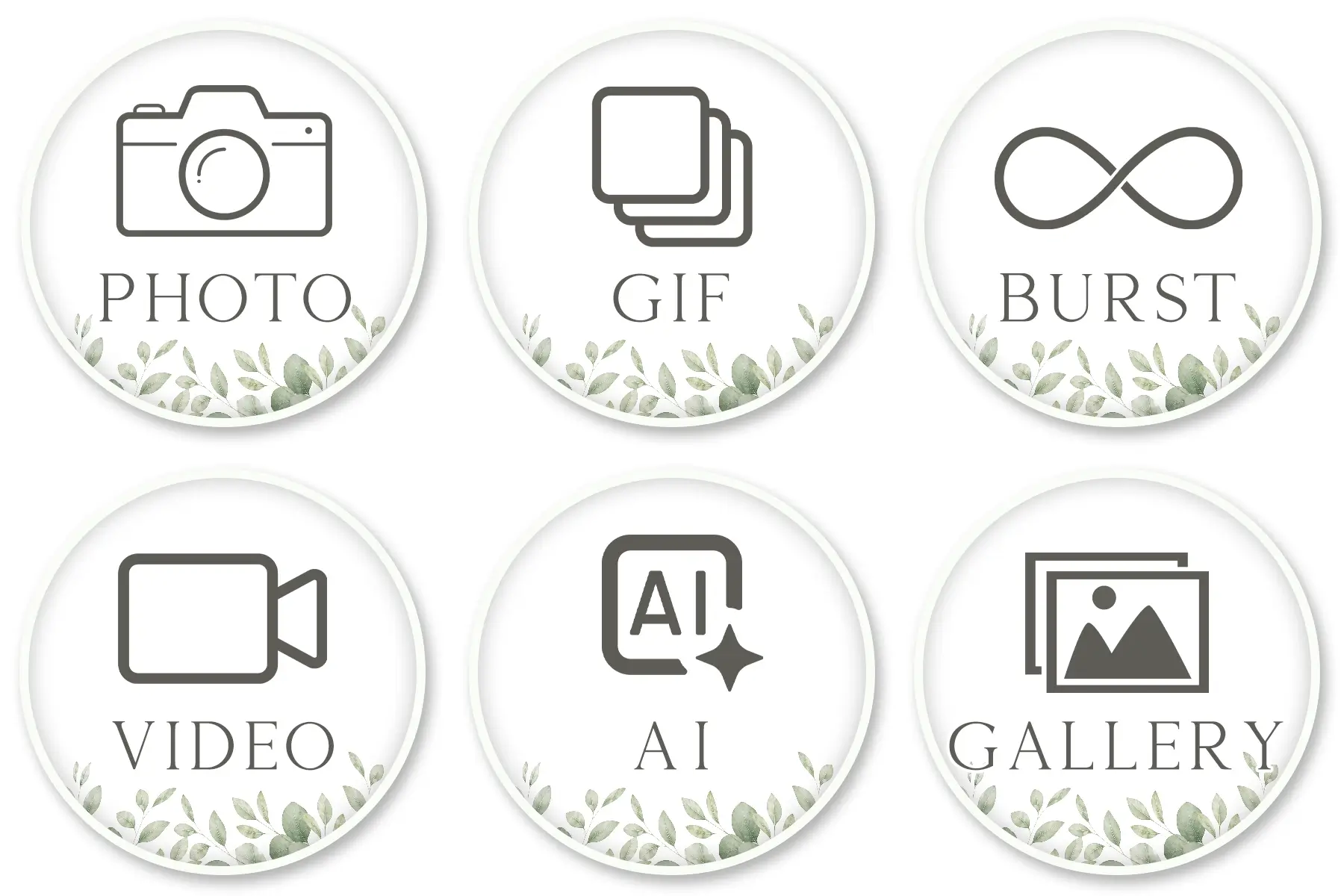 Ivory Garden Wedding Buttons