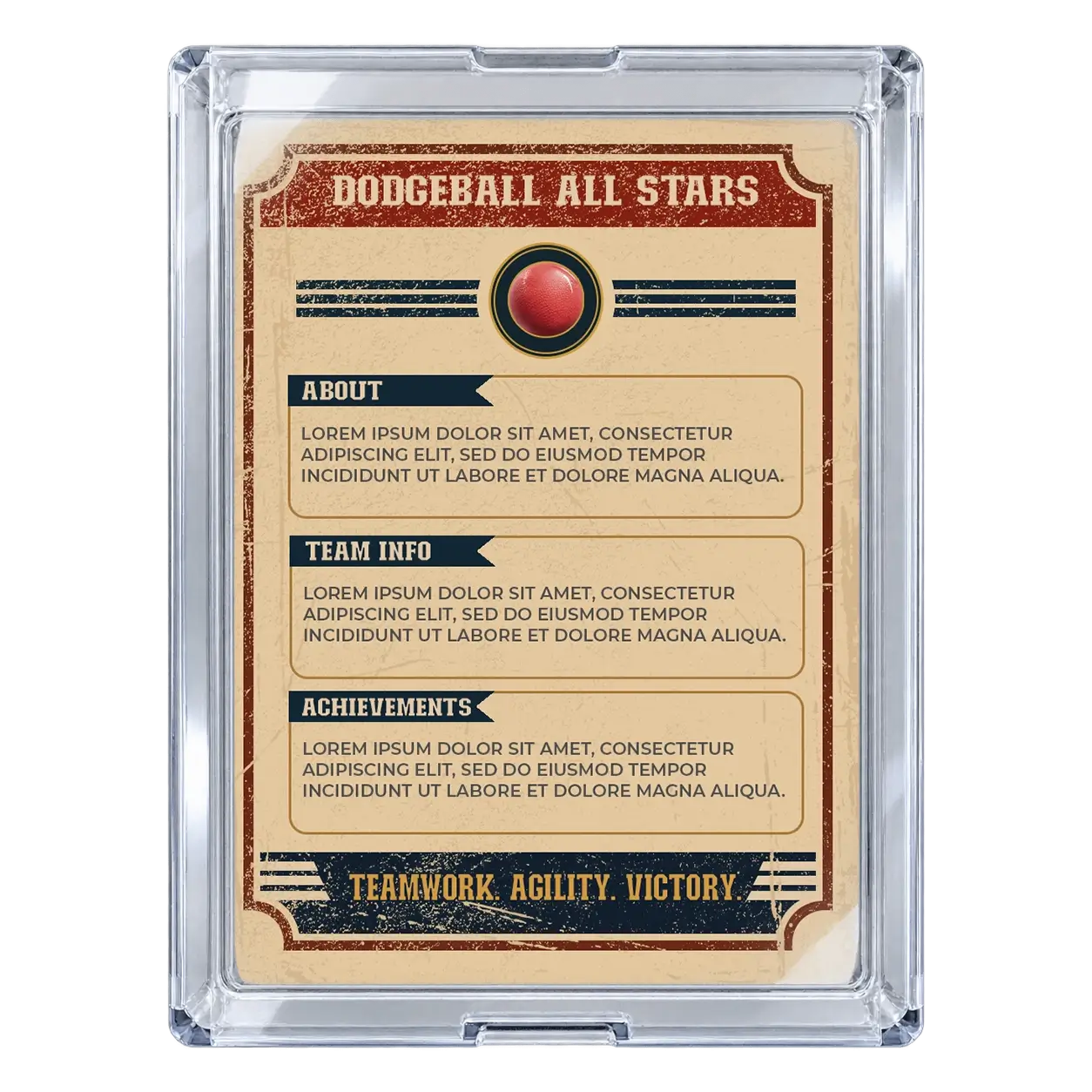 Retro Dodgeball All-Star Trading Card - Image 4