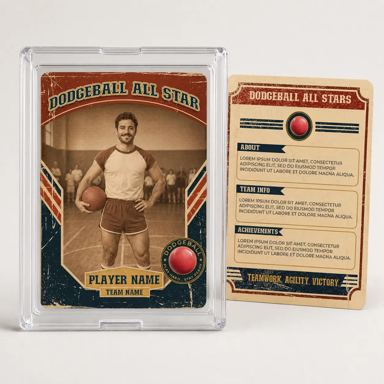 Retro Dodgeball All-Star Trading Card