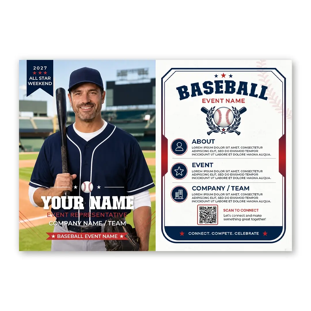 Baseball All-Star Trading Card - Image 2
