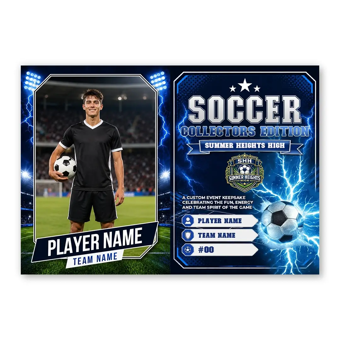 Electric Game Soccer Trading Card - Image 2