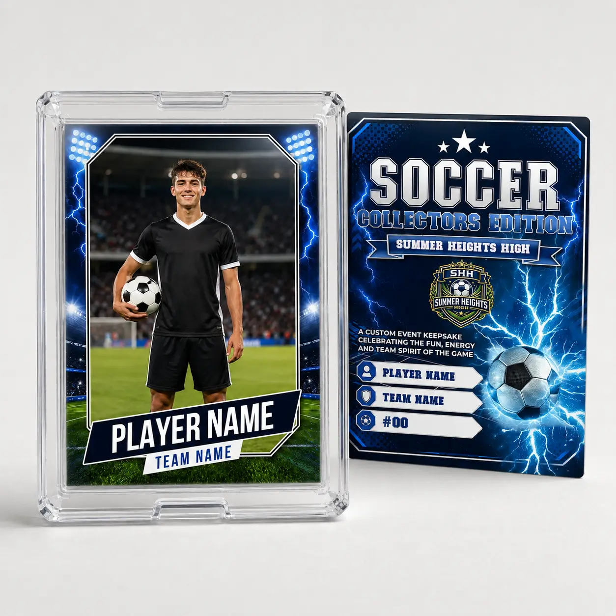 Electric Game Soccer Trading Card