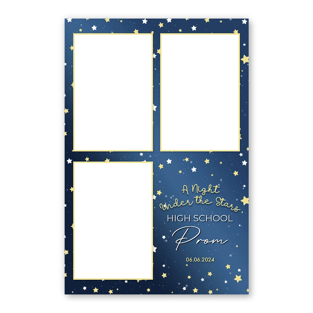 Starry Night photo booth template P3P