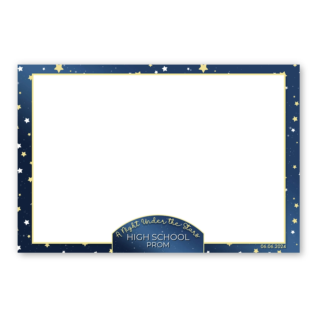 Starry Night photo booth template LF