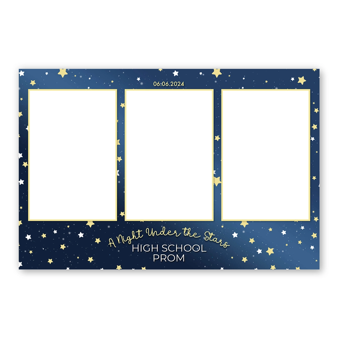 Starry Night photo booth template L3P