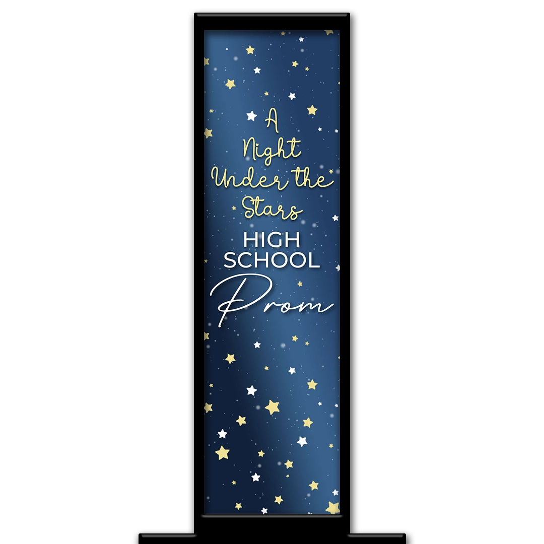 Starry Night photo booth template Pillar