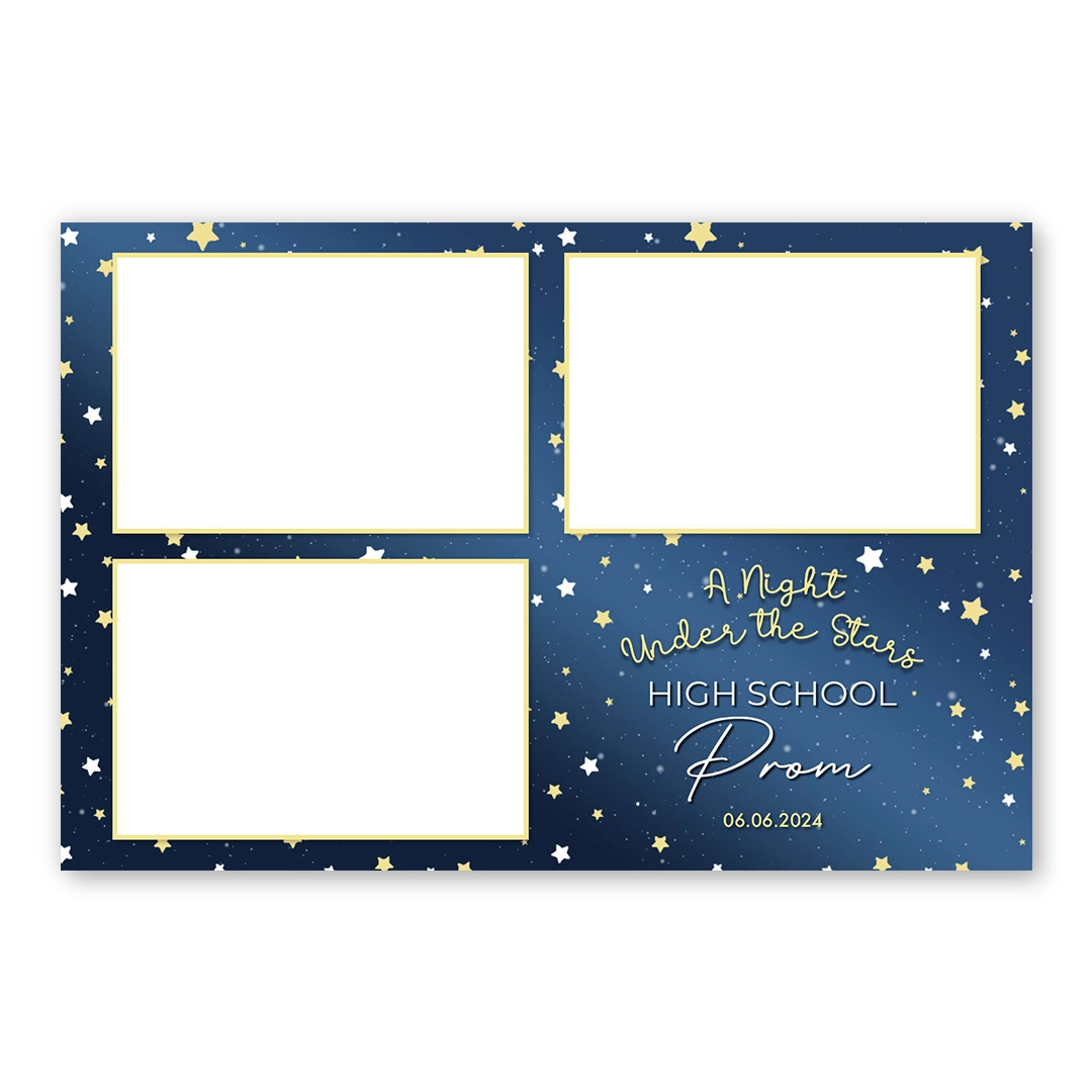 Starry Night photo booth template L3L