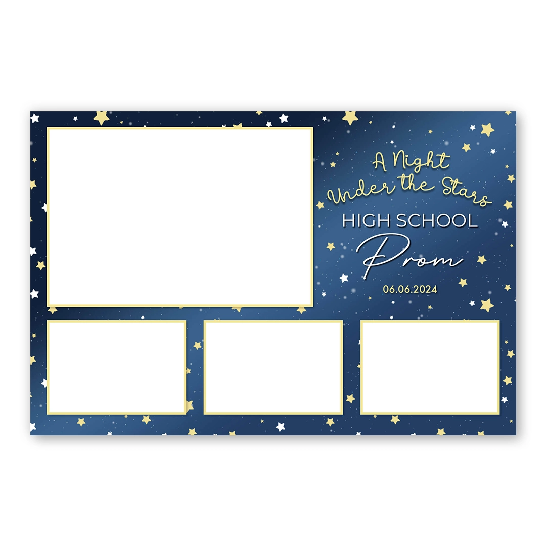 Starry Night photo booth template L4L