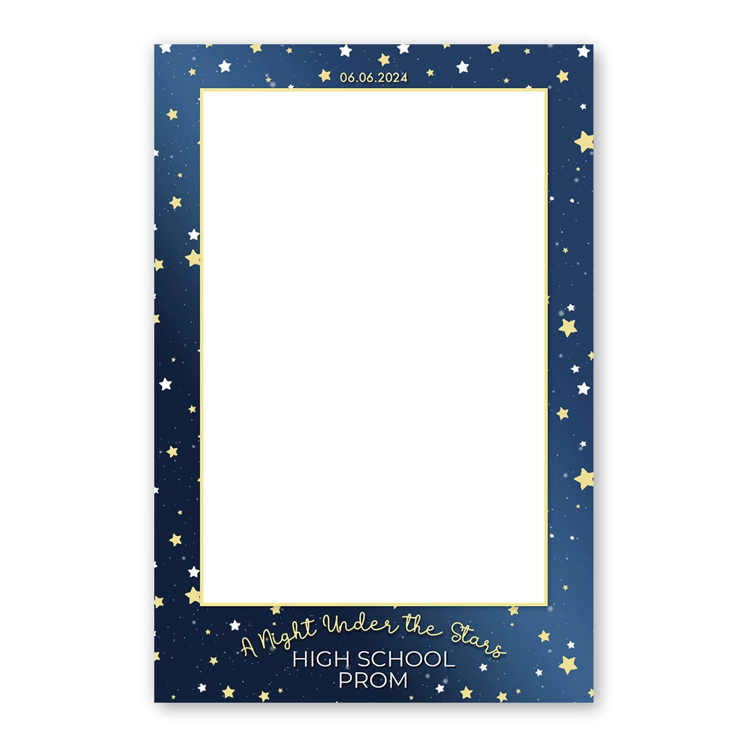 Starry Night photo booth template PF