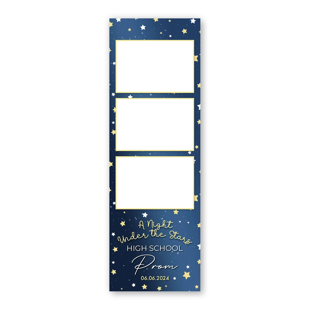 Starry Night photo booth template S3L