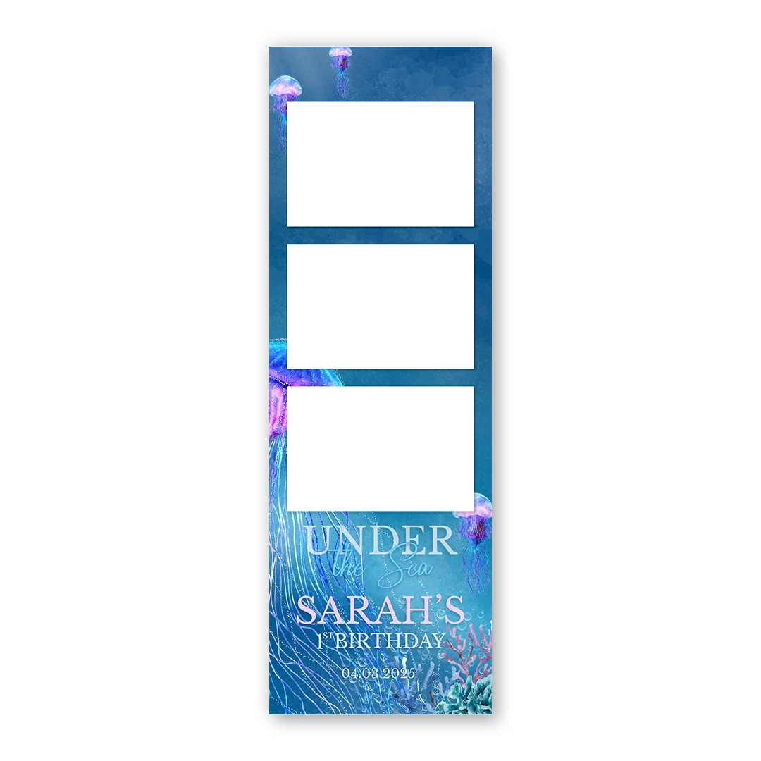 Under the Sea photo booth template S3L