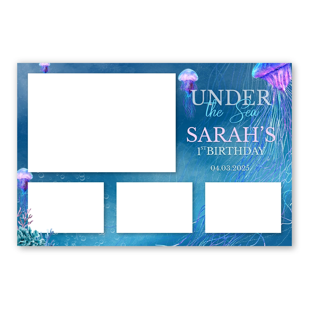 Under the Sea photo booth template L4L