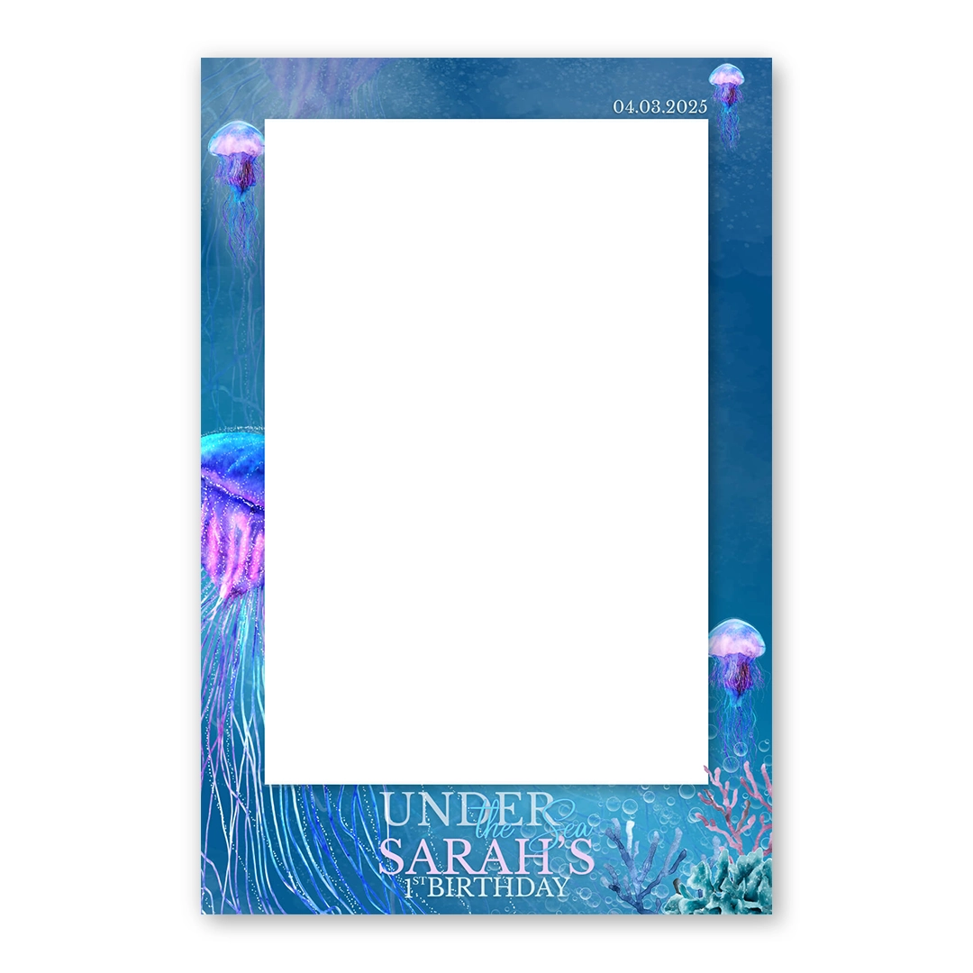 Under the Sea photo booth template PF