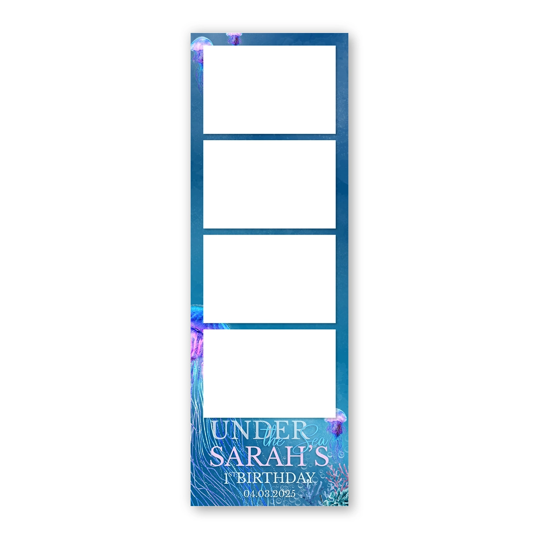 Under the Sea photo booth template S4L