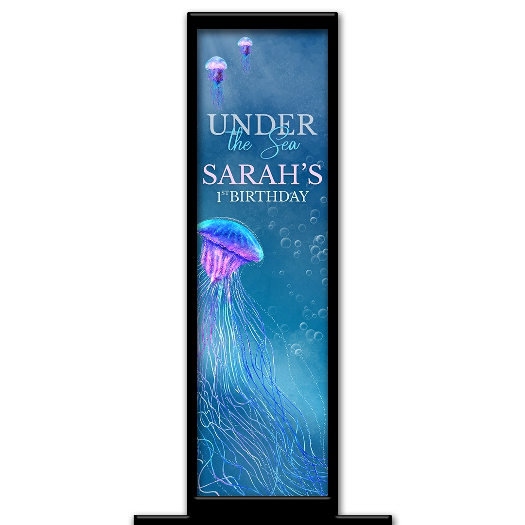 Under the Sea photo booth template Pillar